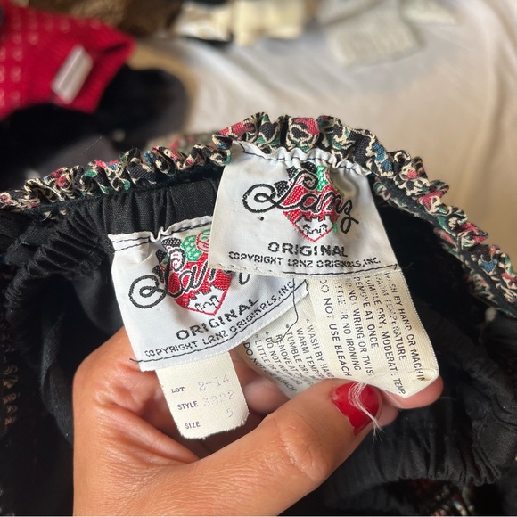 Lanz Original Vintage Floral Prairie Maxi Dress Set - Picture 4 of 4